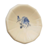 Empty pocket, flat, ceramic plate of Sarreguemines