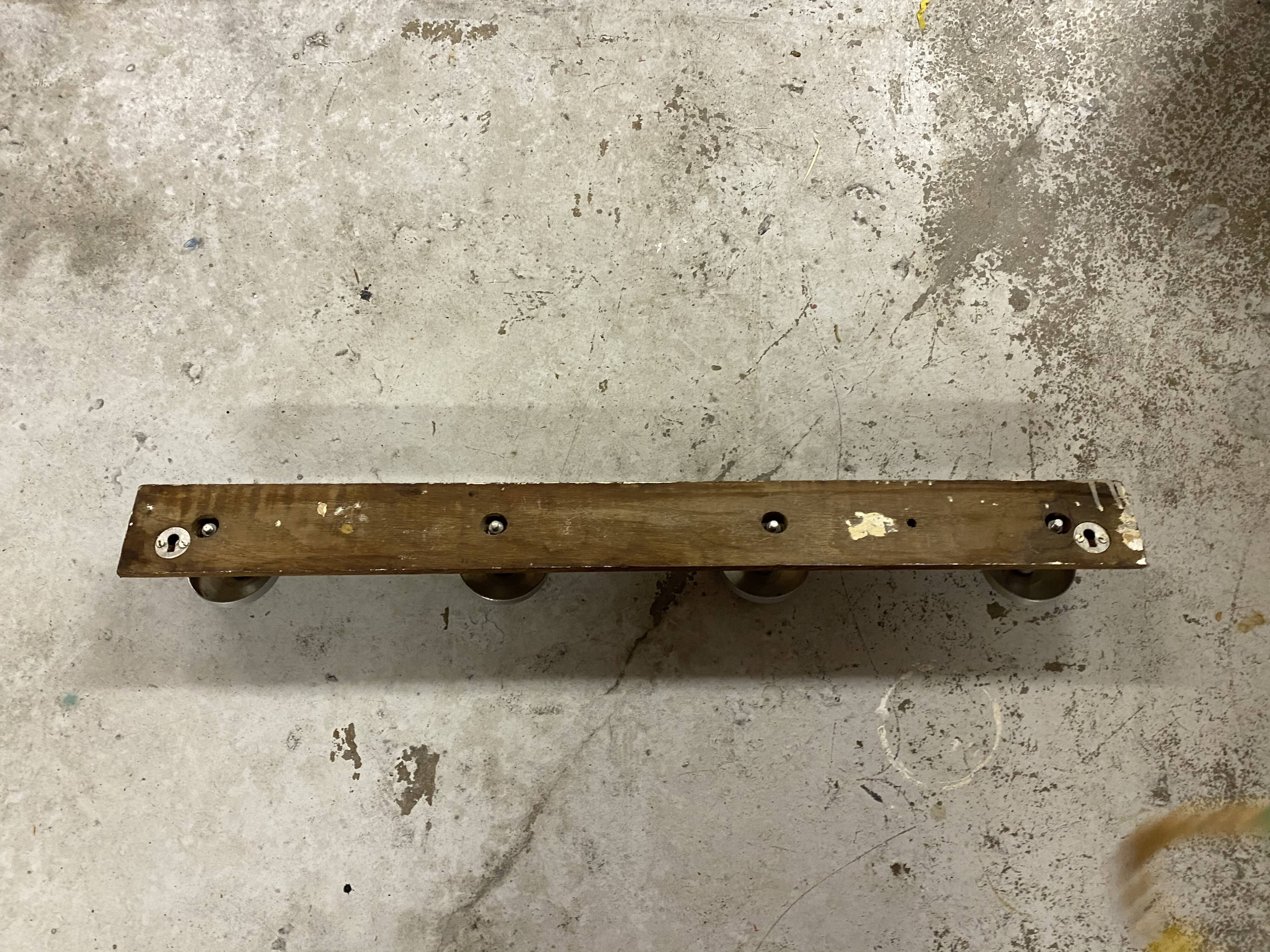 Wall-mounted coat rack