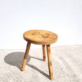 Vintage rattan stool