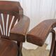 Set of 4 Vintage Bentwood Dining Chair: Mid-Century Thonet Style Armchair