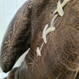 Vintage leather boxing gloves