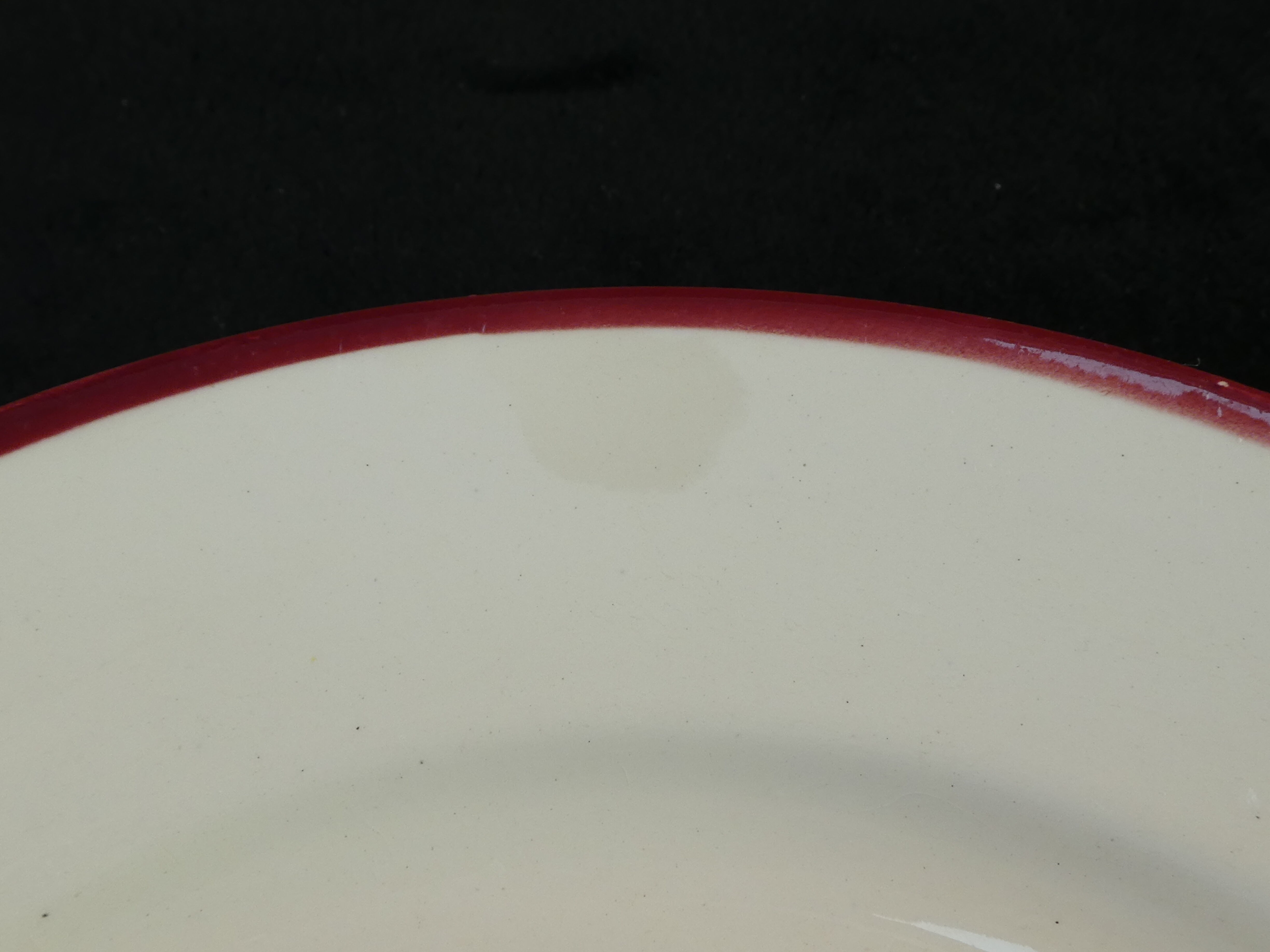 6 flat plates k and g luneville floral décor art deco model rosie