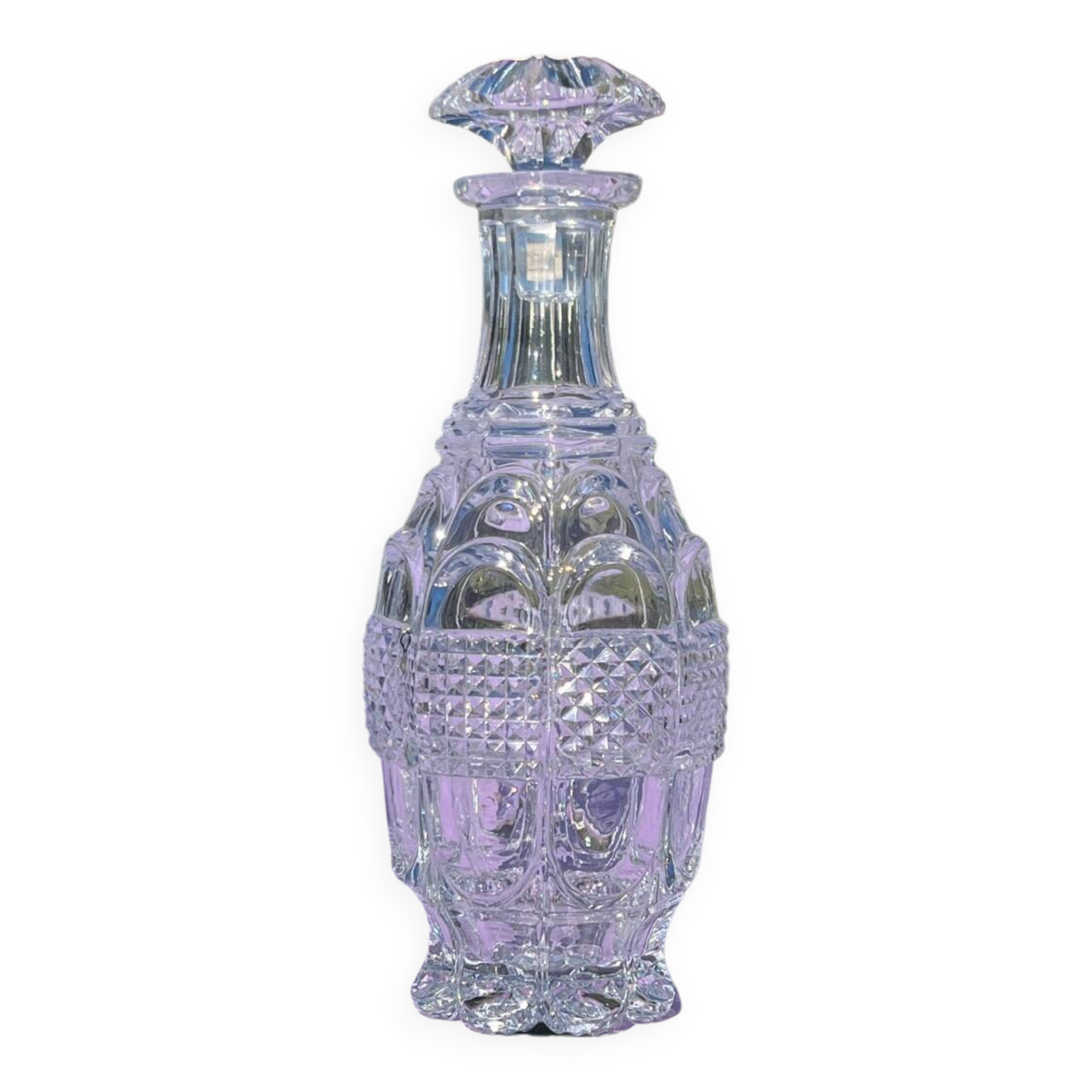 Baccarat crystal liqueur carafe - Le Creusot 19th century