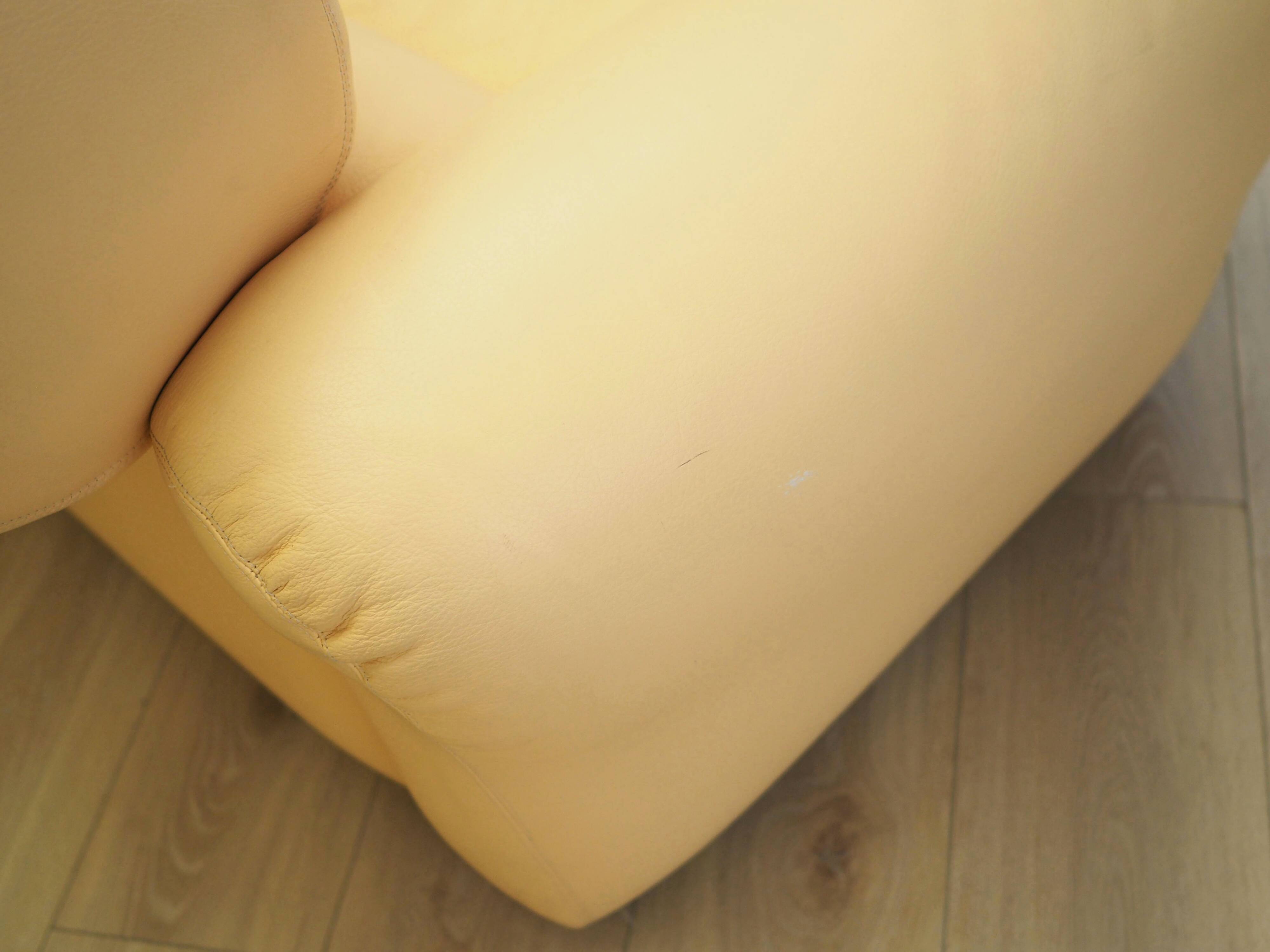 Leather sofa, Italian design, 1960s, production: Italy