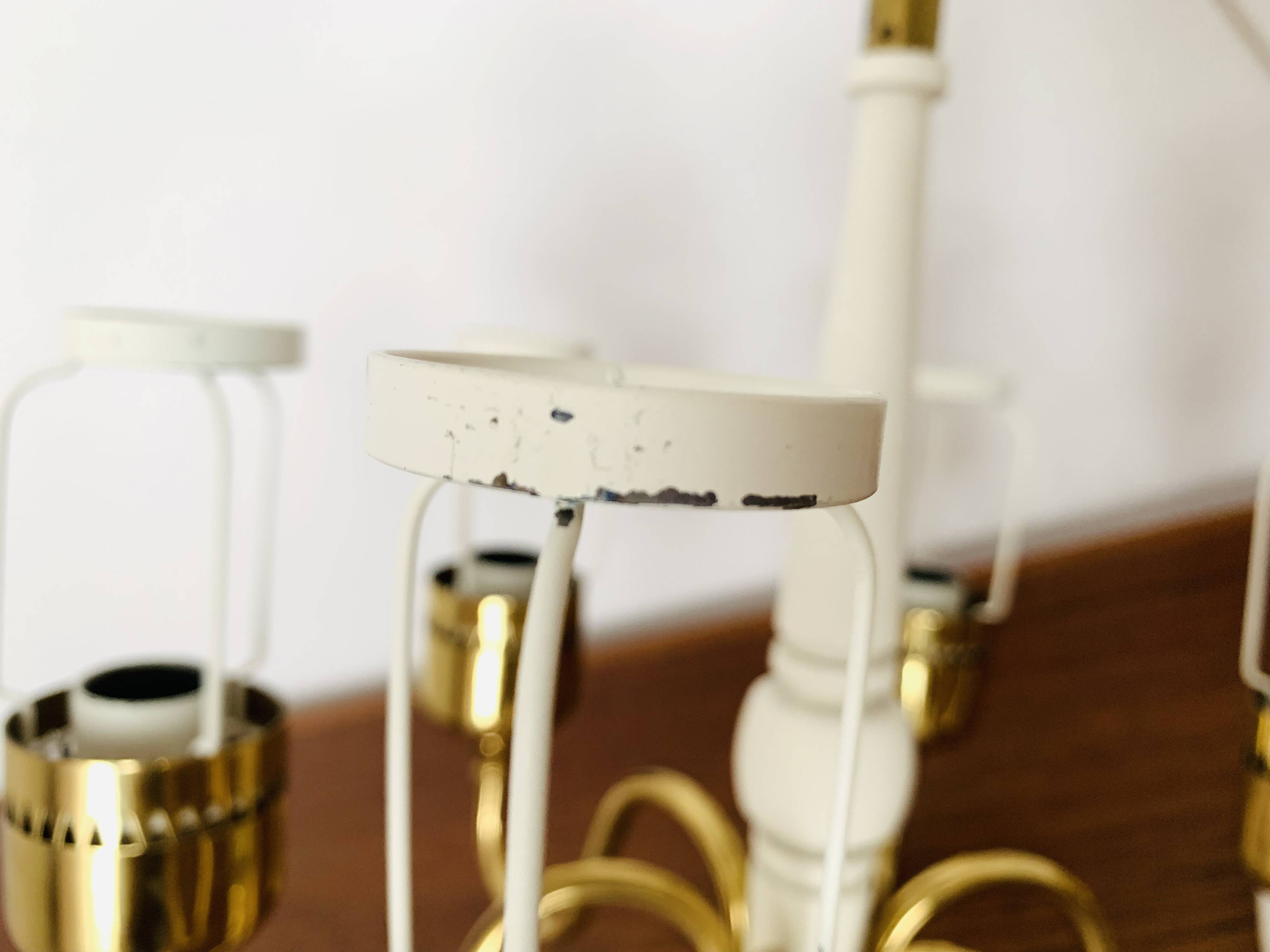 Chandelier en laiton par Hans Agne Jakobsson