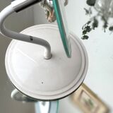 Beveled mirror on stand