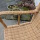 Wicker armchair