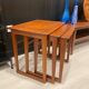 Table gigogne teck scandinave 1970