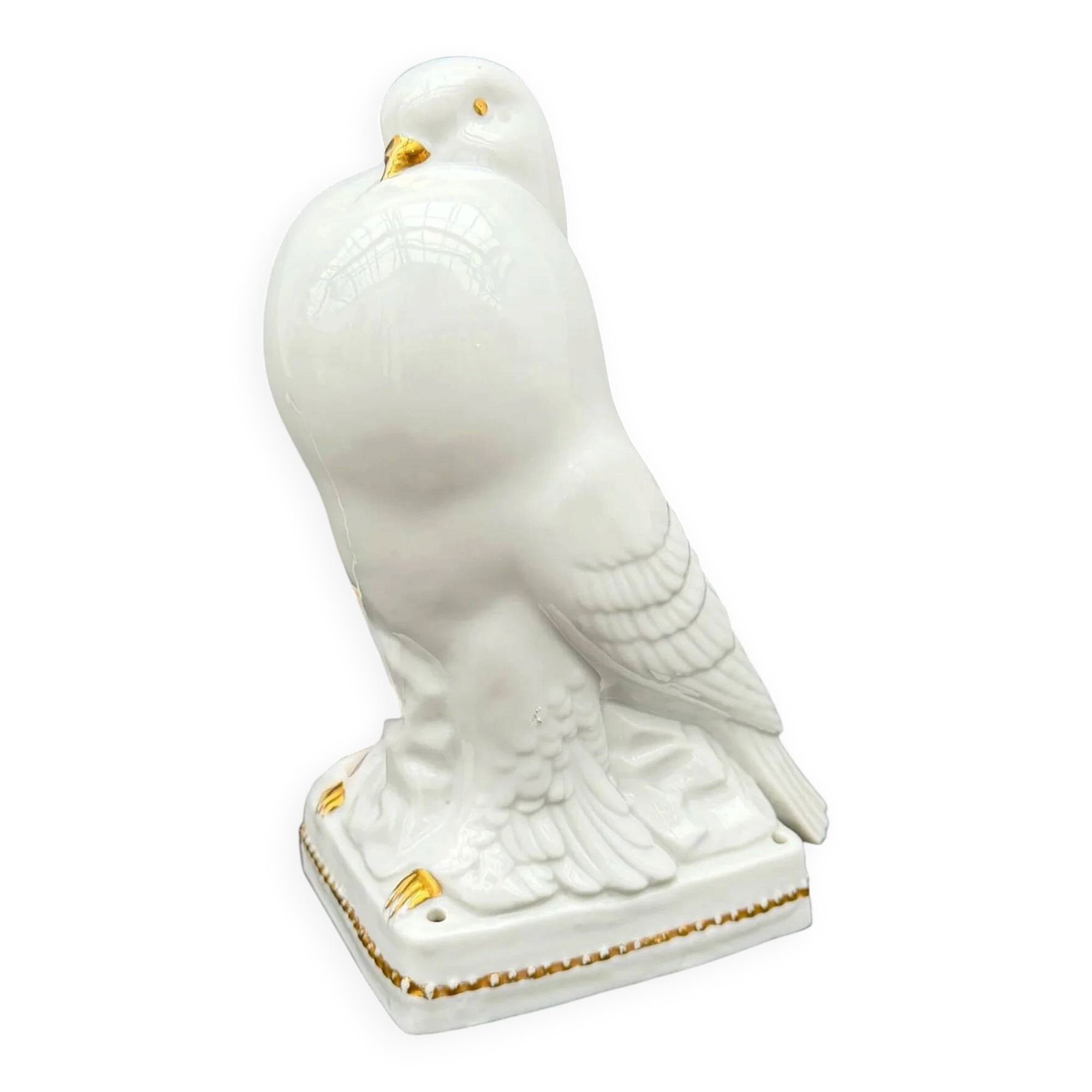 Art Deco night light in fine porcelain, France 1940