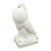 Lampe veilleuse art déco en porcelaine fine, France 1940