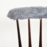 Blue Moumoute chair from the 60s.