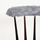 Blue Moumoute chair from the 60s.