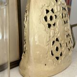 Handmade ceramic vase signed - vintage 20th century