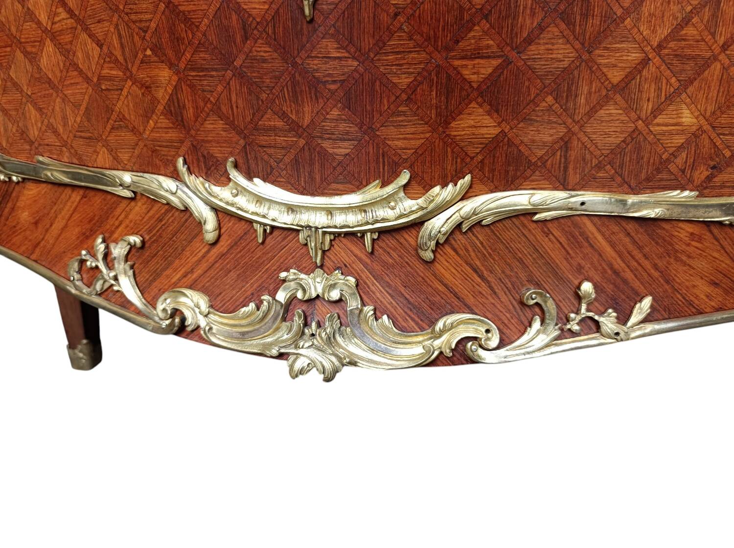 Antique 1880 Louis XV Display Cabinet, style of F. Linke