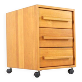 Danish chest of drawers - on wheels - mid century modern design