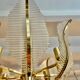 Venini Palm Murano glass chandelier, Italy 1980