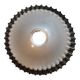Abat-jour à dentelle en opaline années 50