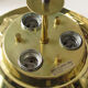 Brass ceiling light and Murano glass. GLASH-TTE LIMBURG. 1970