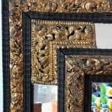 Mirror with parecloses Napoleon III period,