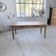 Bistro farmhouse table cherry wood turned legs 180cm