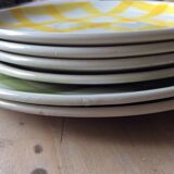 6 dessert plates