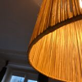Wicker lampshade