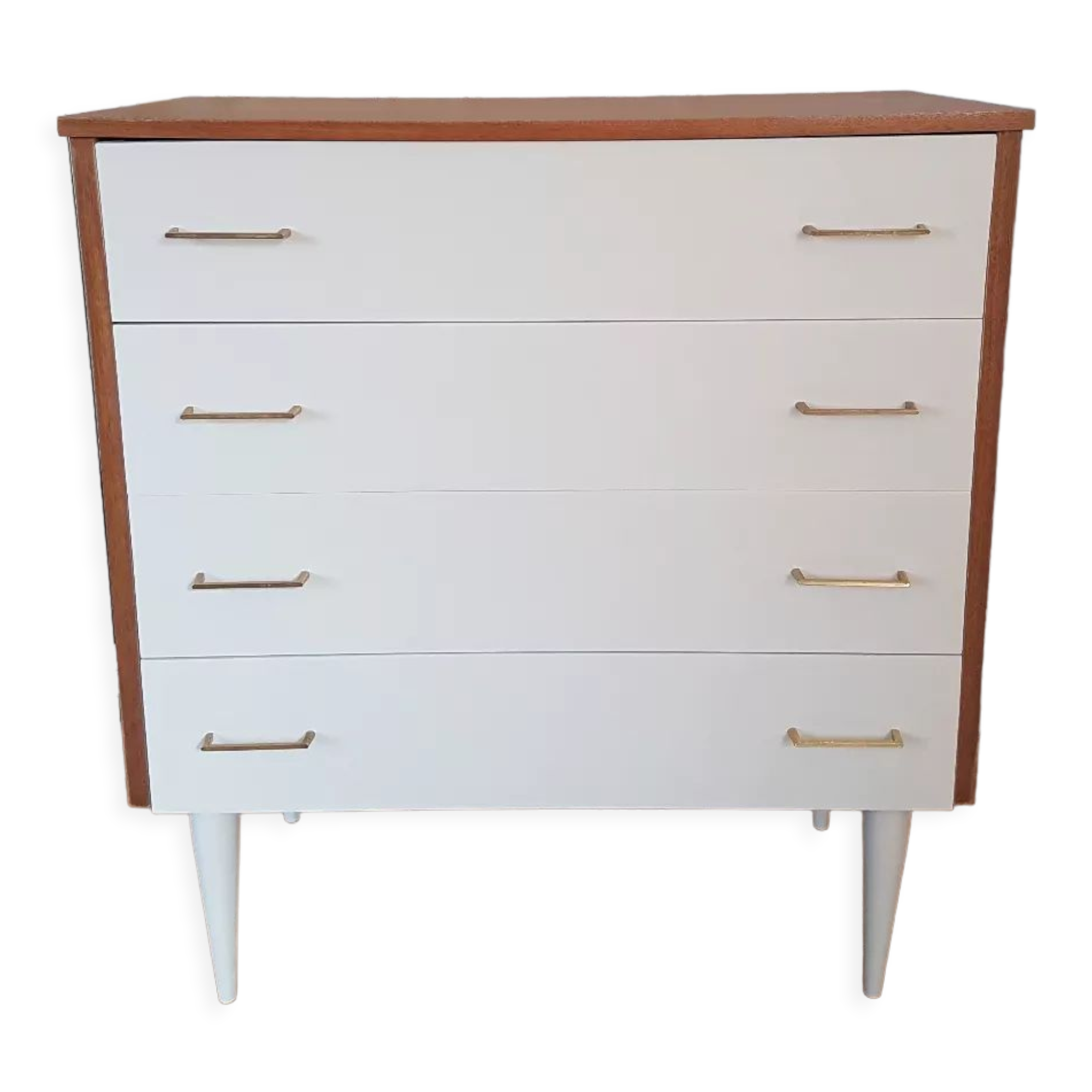 Vintage chest of drawers bobbin feet