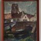 Vintage framed oil on canvas signed.