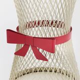 Bow tie umbrella stand in the style of Mathieu Matégot, mid-century, metal, France, 1950s.