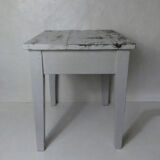 Solid oak side table