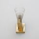Mid-century Domus Blown and Angraved Murano Glass Sconces, Pair