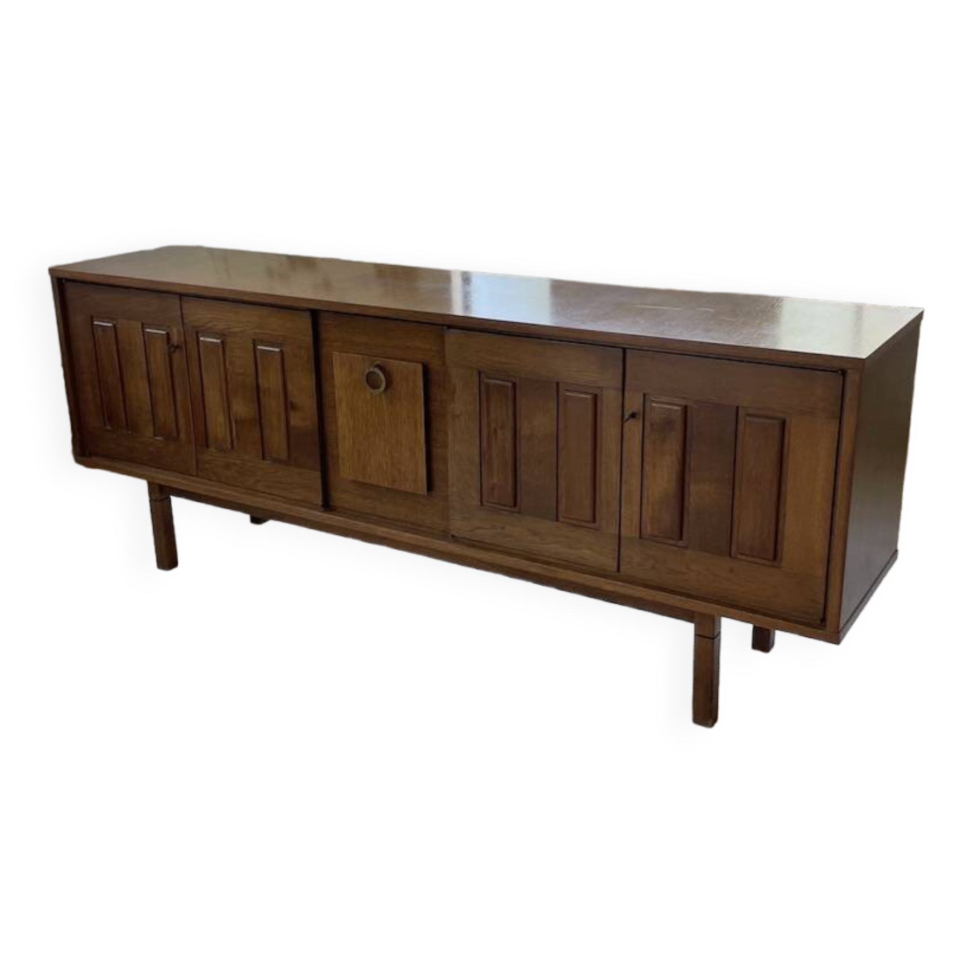 1950s modernist oak sideboard