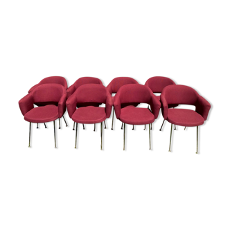 Series of 8 armchairs