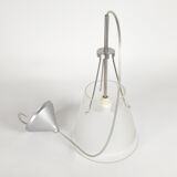 Dutch design - Hala Zeist - hanging lamp - satined glass - marked - post modern - 80's