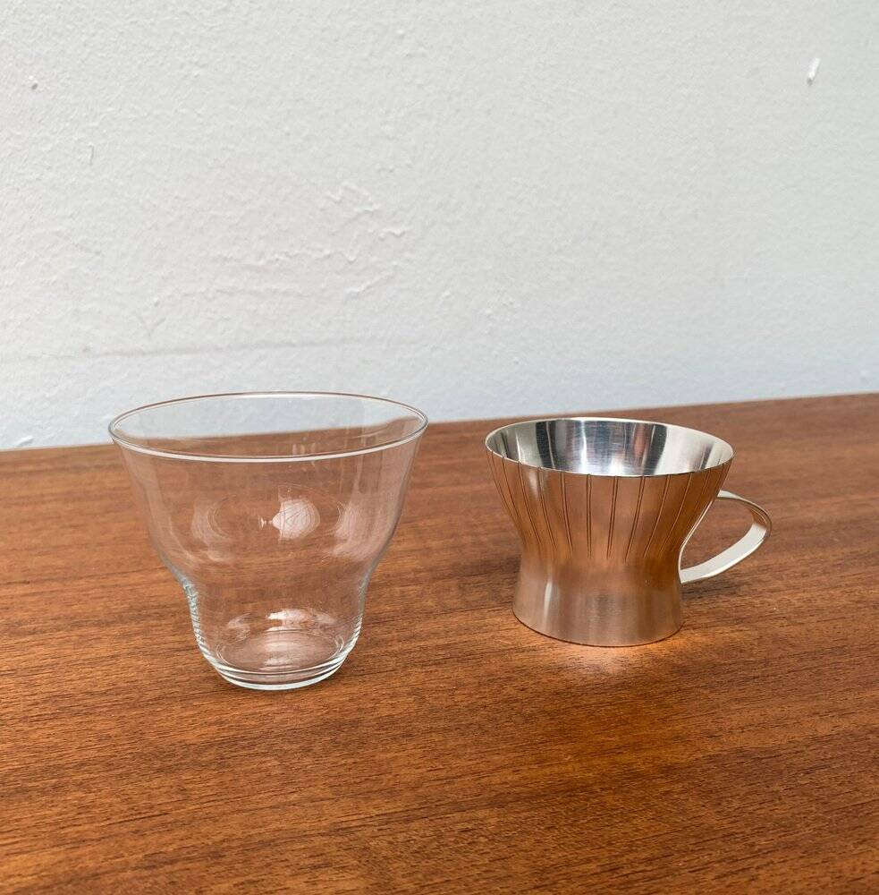 Mid-century German tea glasses by WMF, 1960s, set of 6.