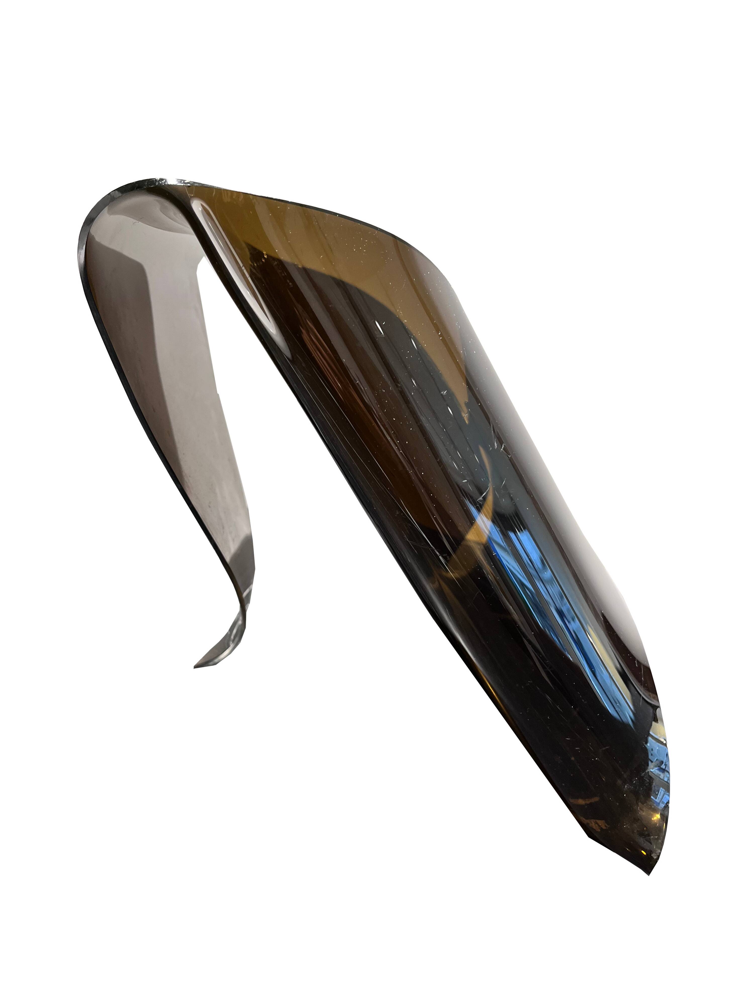 Plexiglass magazine rack, circa 1970