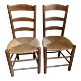 Chaise paillée