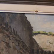 Tableau breton"port de concarneau " r.leforestier