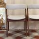 Paire de chaises modèle T21 Fire de Kai Kristiansen vers 1960