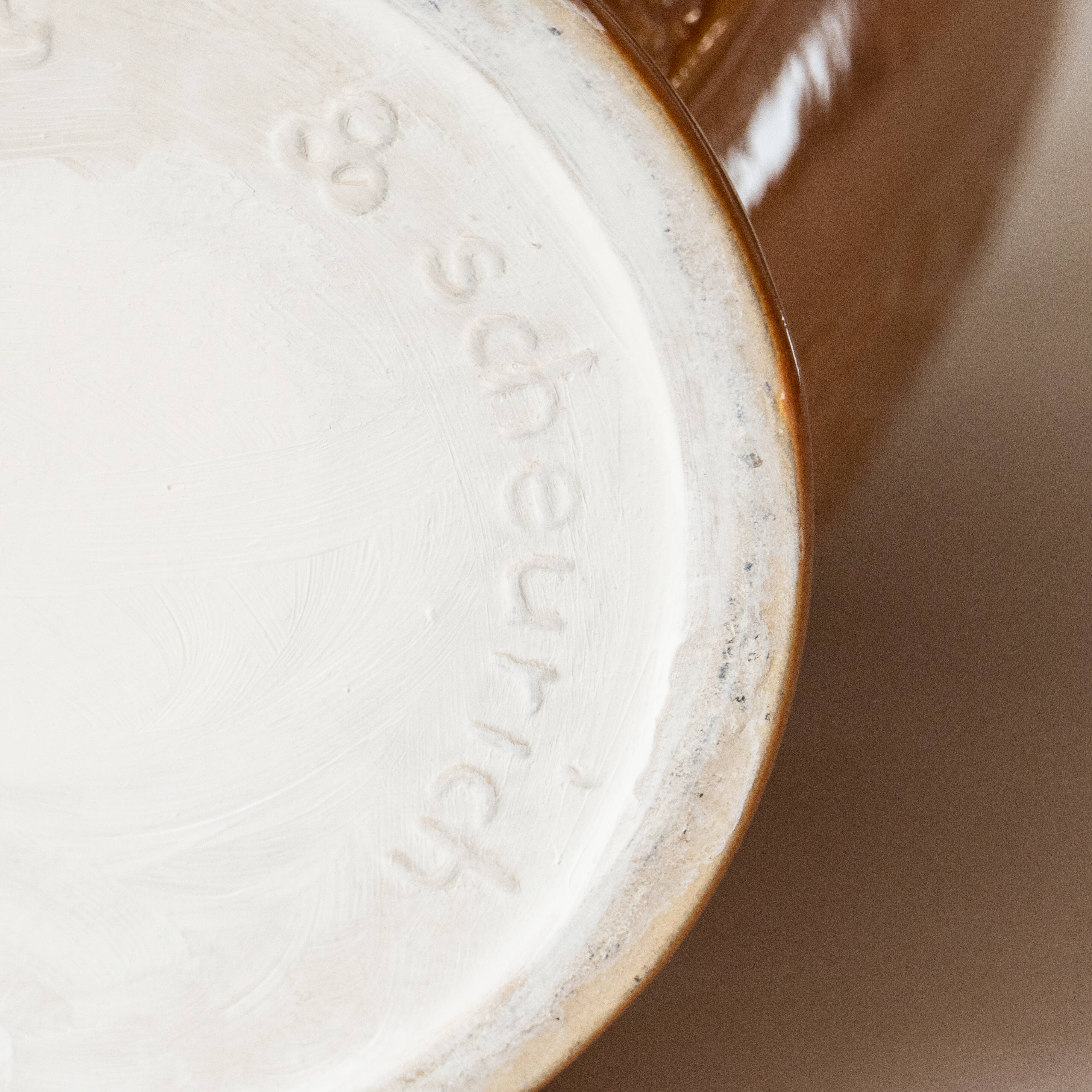 Large Scheurich Germany fat lava vase circa 1950