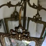 Golden bronze vestibule lantern