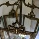 Lanterne de vestibule en bronze doré