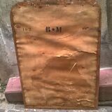 Old mirror with pediment - 133x83cm