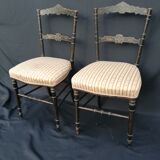 Pair of chairs Napoleon III