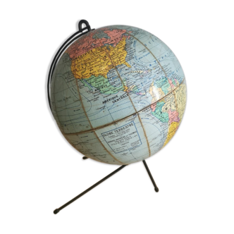 Vintage globe on feet