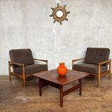 Pair of Scandinavian armchairs by Erik Wørtz for Möbel-Ikea, 1960