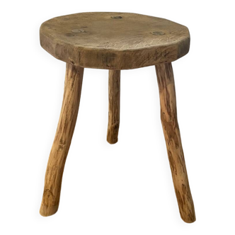 Tabouret brut tripode