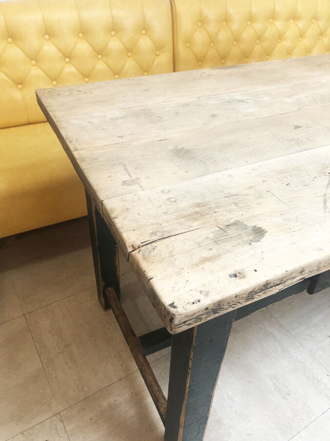 Old raw farm table, 1950