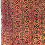 Carpet vintage made afghan turkmen hand 105 x 152 cm