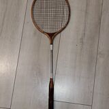 Wooden badminton racket vintage